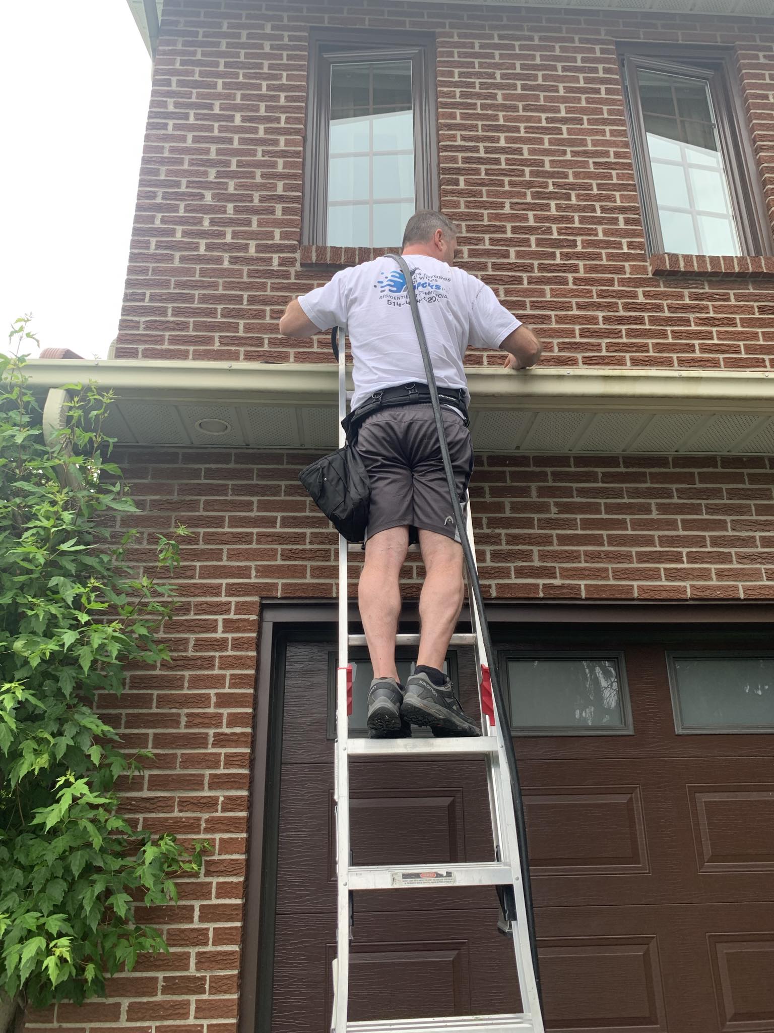 Gutter cleaning project